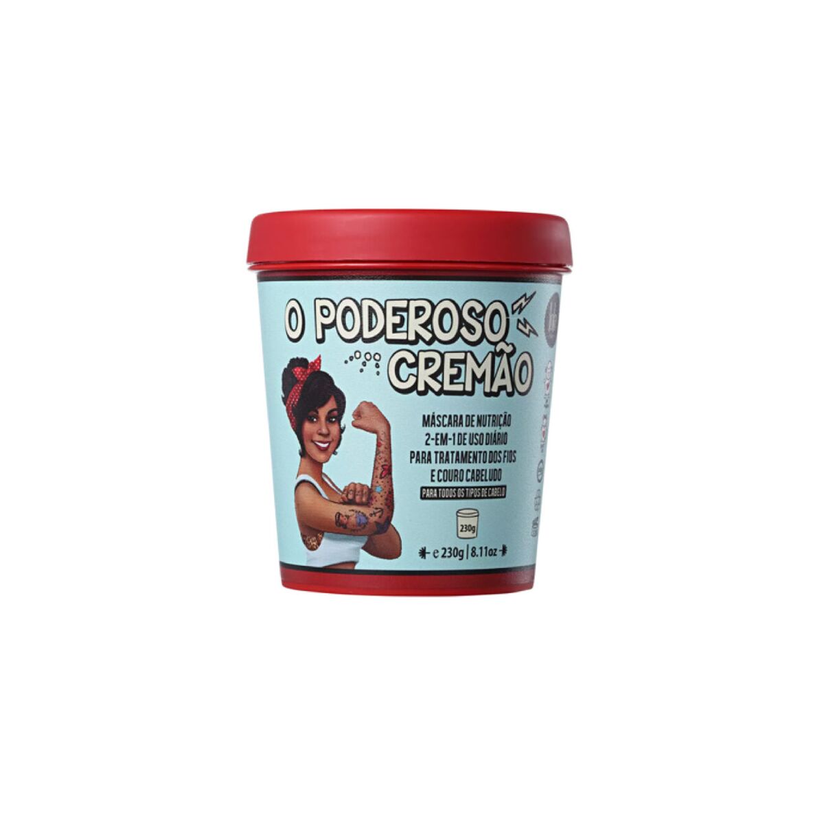 Hair Mask Lola Cosmetics O Poderoso Mascarilla 230 g hair mask packaging