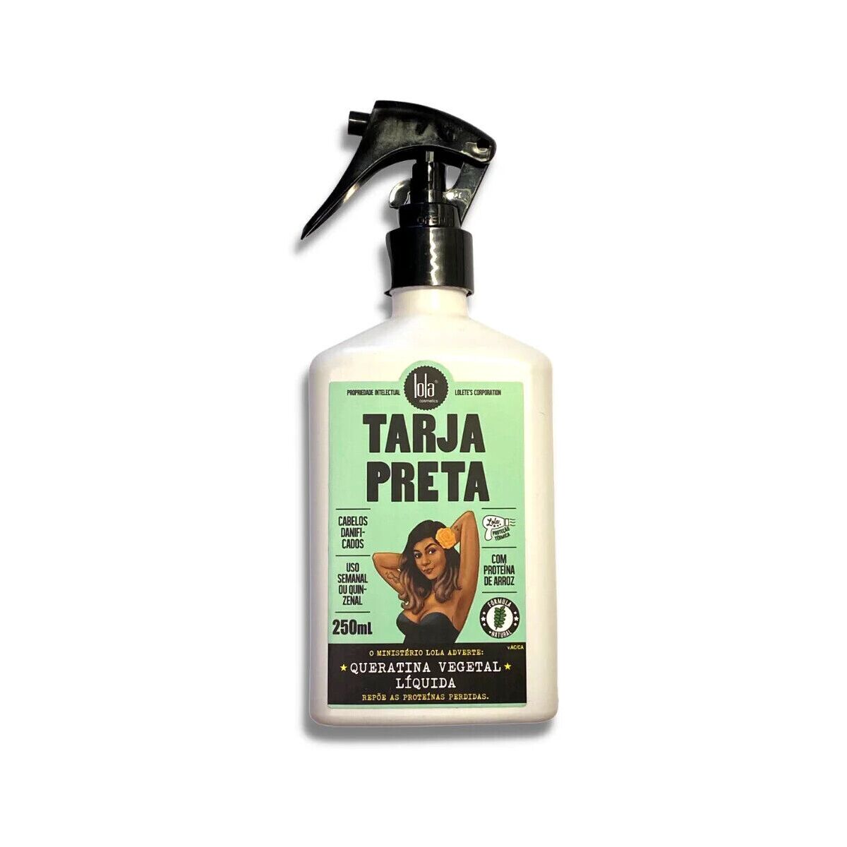 Keratine Spray Lola Cosmetics Tarja Black 250 ml product packaging