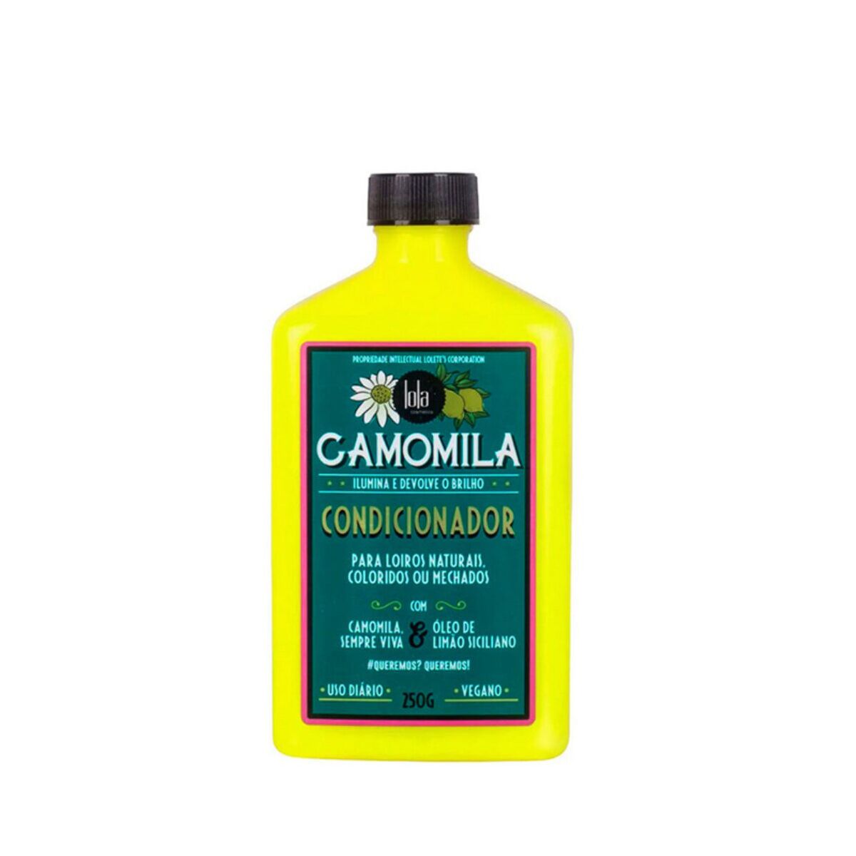 Conditioner Lola Cosmetics Camomila 250 ml conditioner bottle