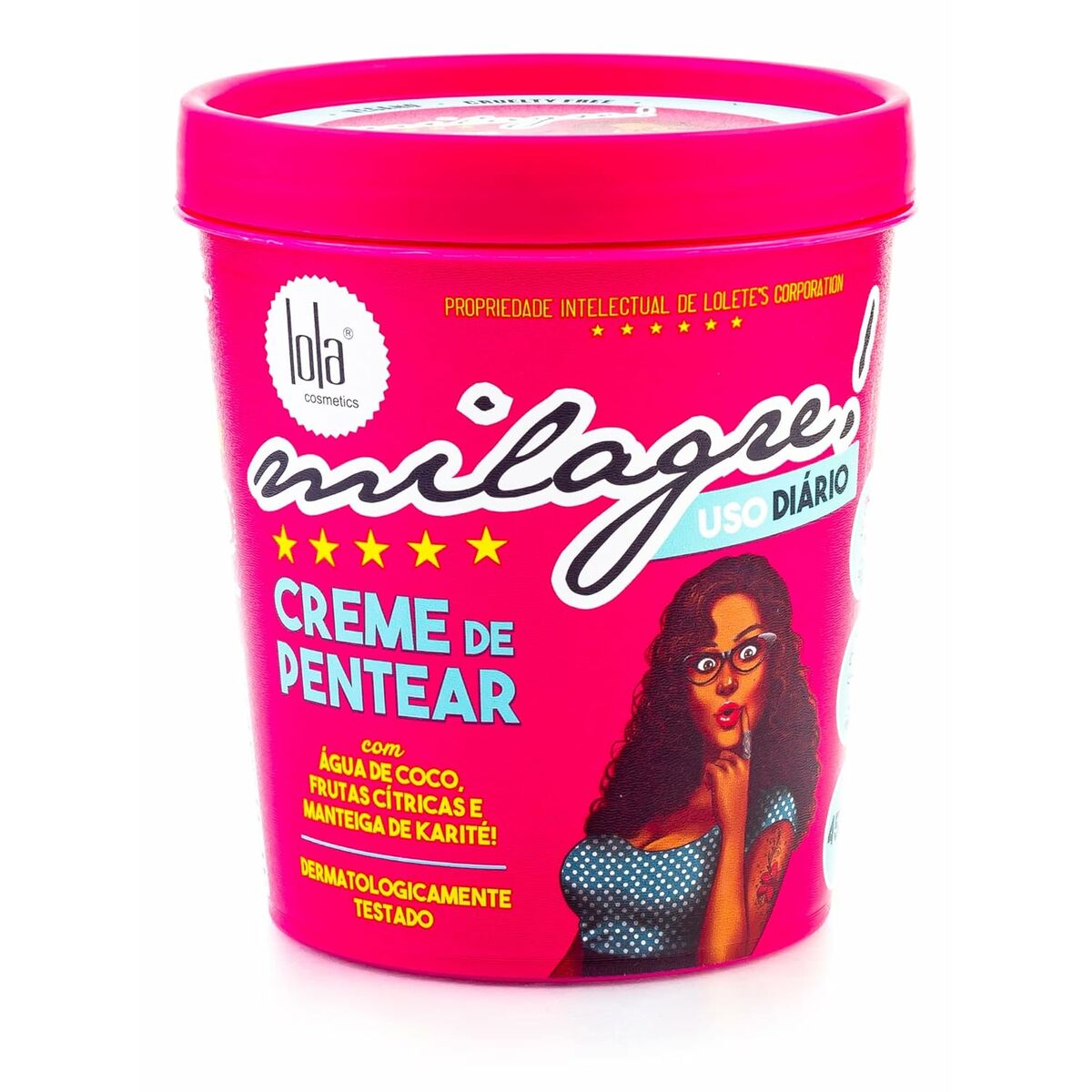 Styling Cream Lola Cosmetics Miracle 450 g for Women skincare packaging