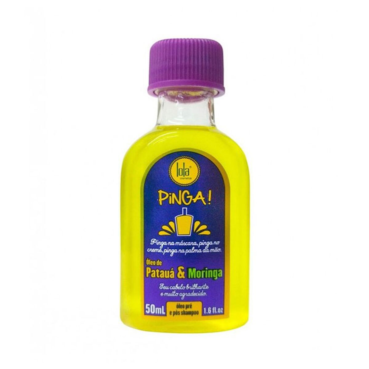 Hair Oil Lola Cosmetics Pinga Patauá & Moringa 50 ml for Women product packaging