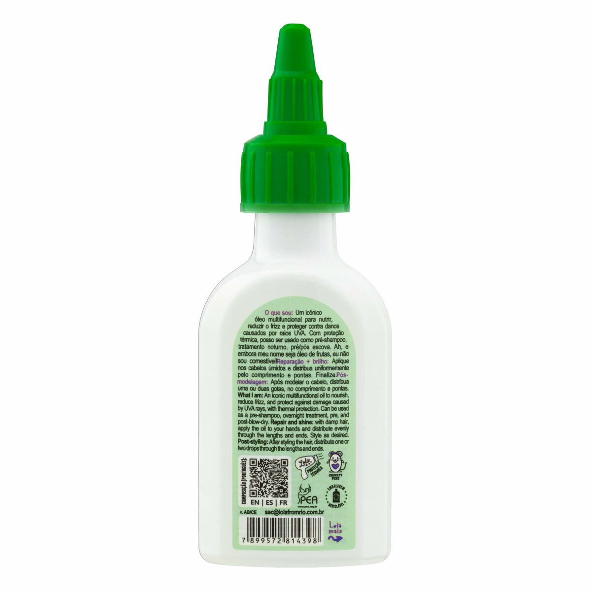 Hair Oil Lola Cosmetics Lola Be (M)Dita Ghee Pineapple 50 ml product packaging