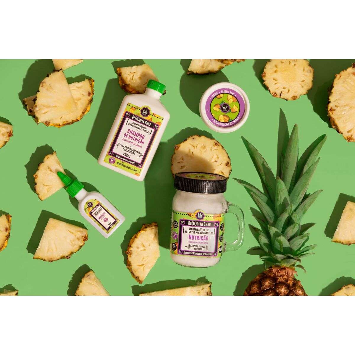 Hair Oil Lola Cosmetics Lola Be (M)Dita Ghee Pineapple 50 ml product packaging