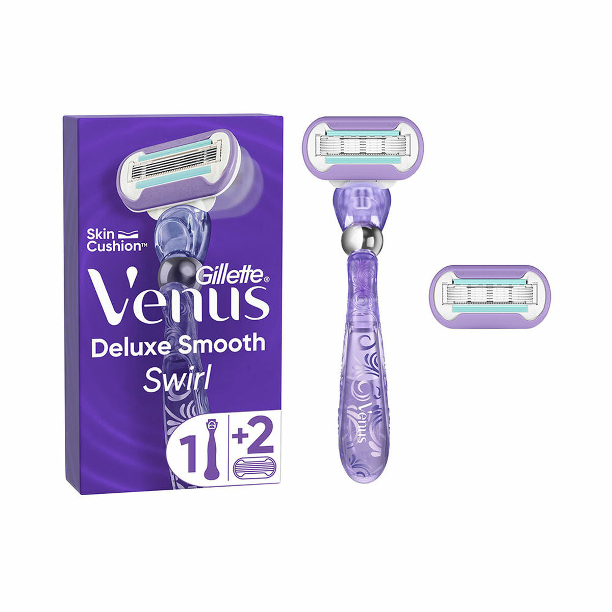 Manual shaving razor Gillette VENUS SWIRL SMOOTH product packaging