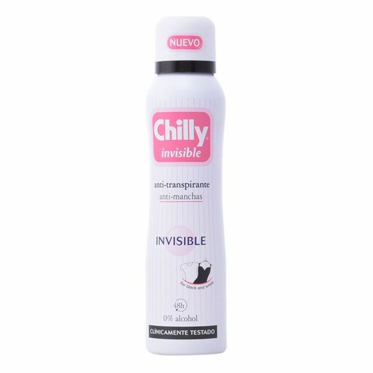 Spray Deodorant Invisible Chilly (150 ml) product packaging