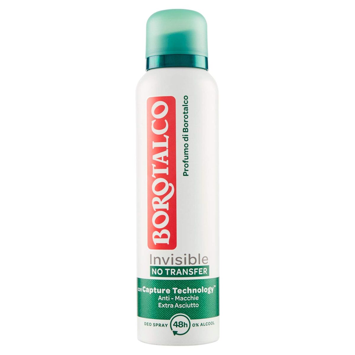 Spray Deodorant Borotalco Invisible 150 ml for Women product packaging
