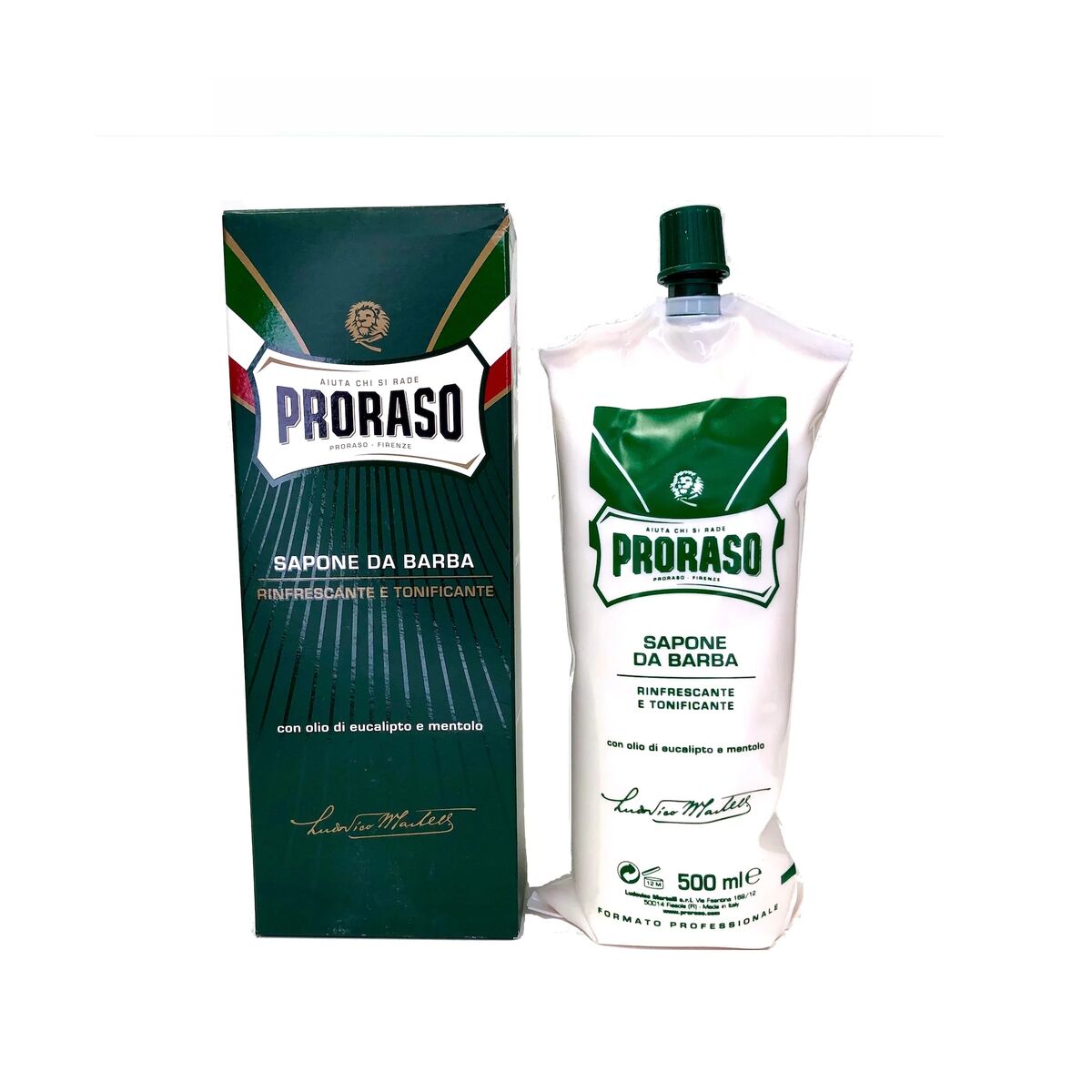 Facial Cream Proraso 500 ml for Men skincare packaging