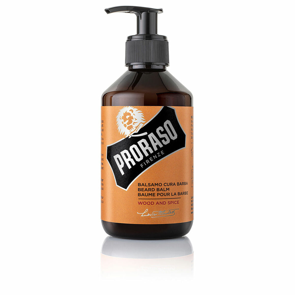 Beard Balm Proraso Wood And Spice 300 ml skincare packaging