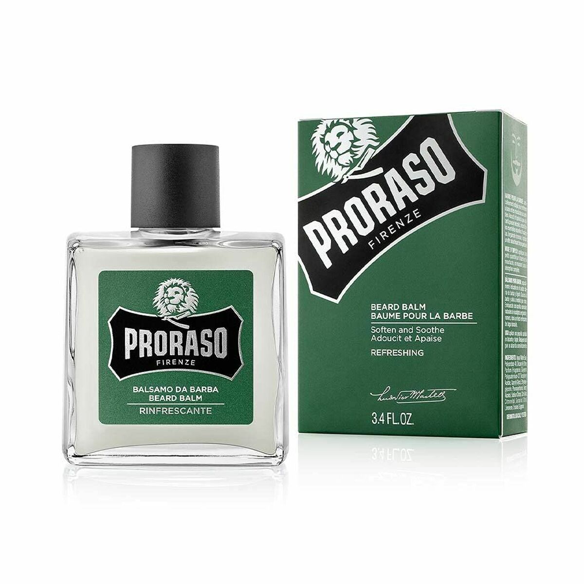 Beard Balm Proraso Rinfrescante 100 ml skincare packaging