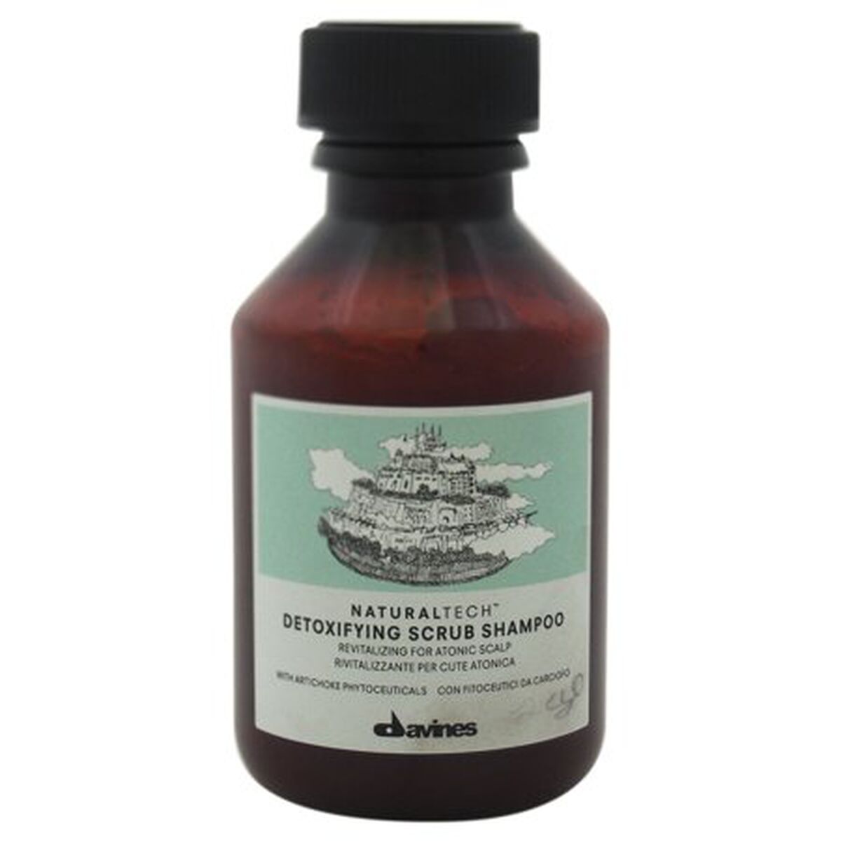 Detoxifying shampoo Davines Desintoxicante 100 ml shampoo bottle
