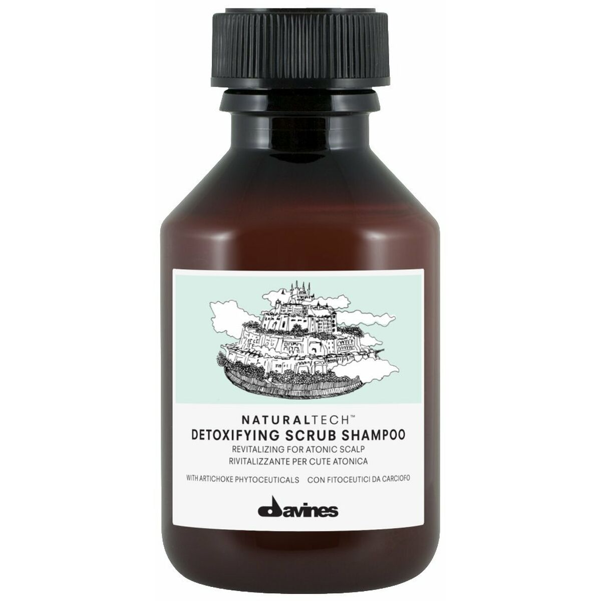 Detoxifying shampoo Davines Desintoxicante 100 ml shampoo bottle