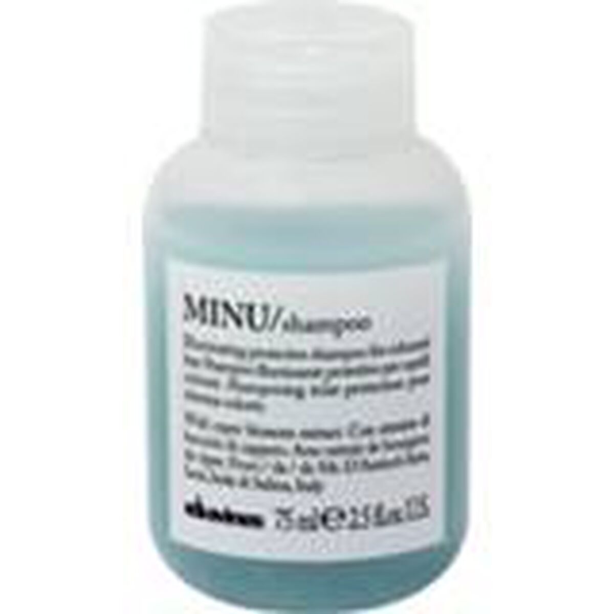 Shampoo Davines Minu 75 ml for Women shampoo bottle