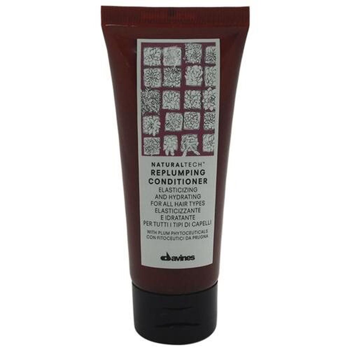 Detangling Conditioner Davines Replumping 60 ml for Women conditioner bottle