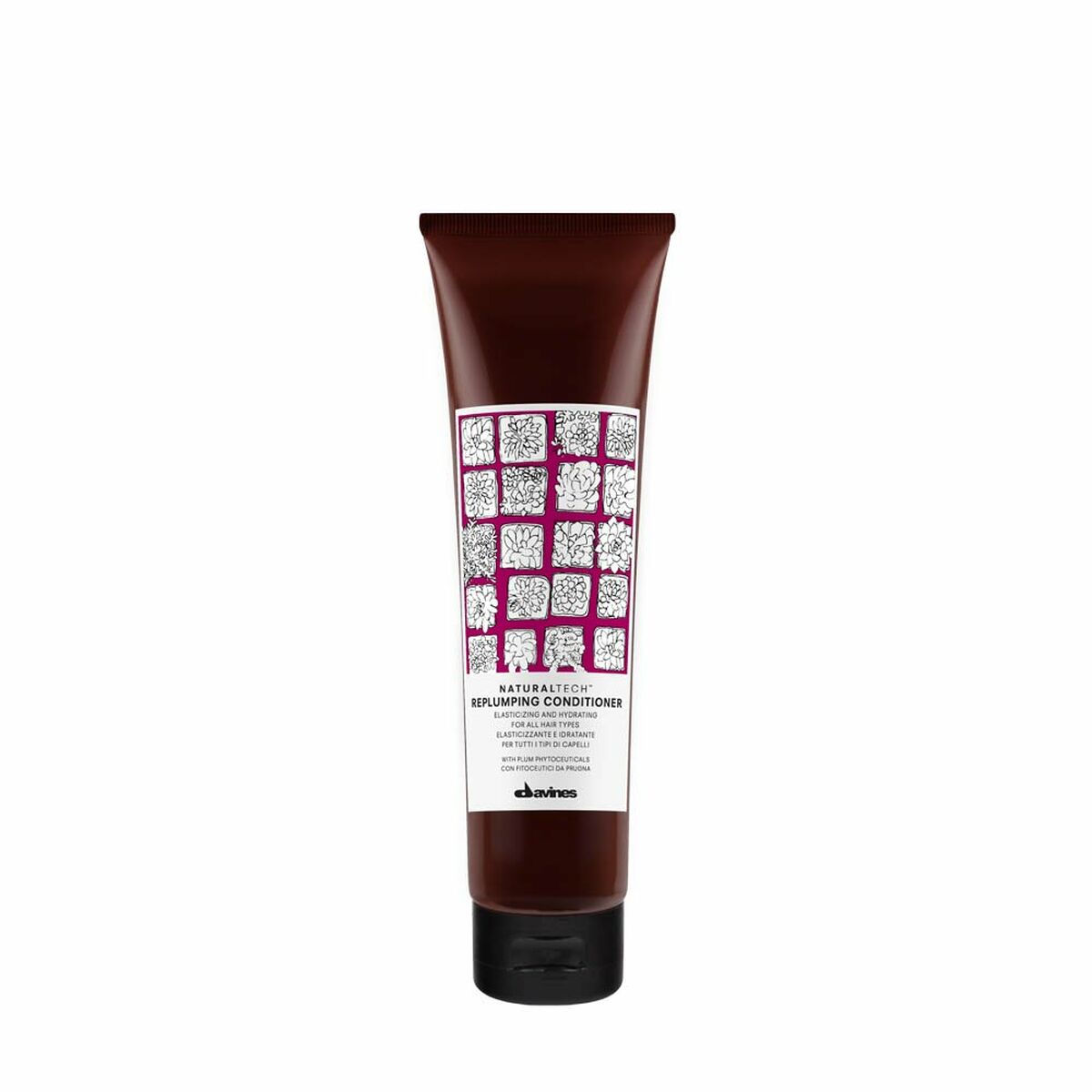 Detangling Conditioner Davines Replumping 60 ml for Women conditioner bottle