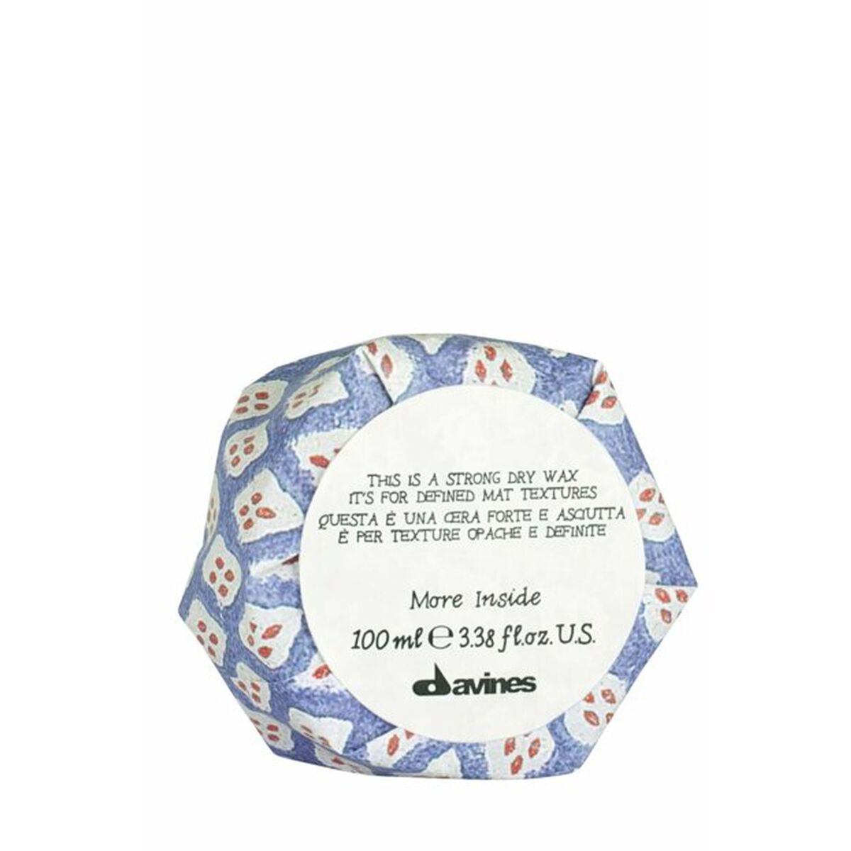 Wax Davines Mi Strong Dry Wax 75 ml for Women hair wax packaging