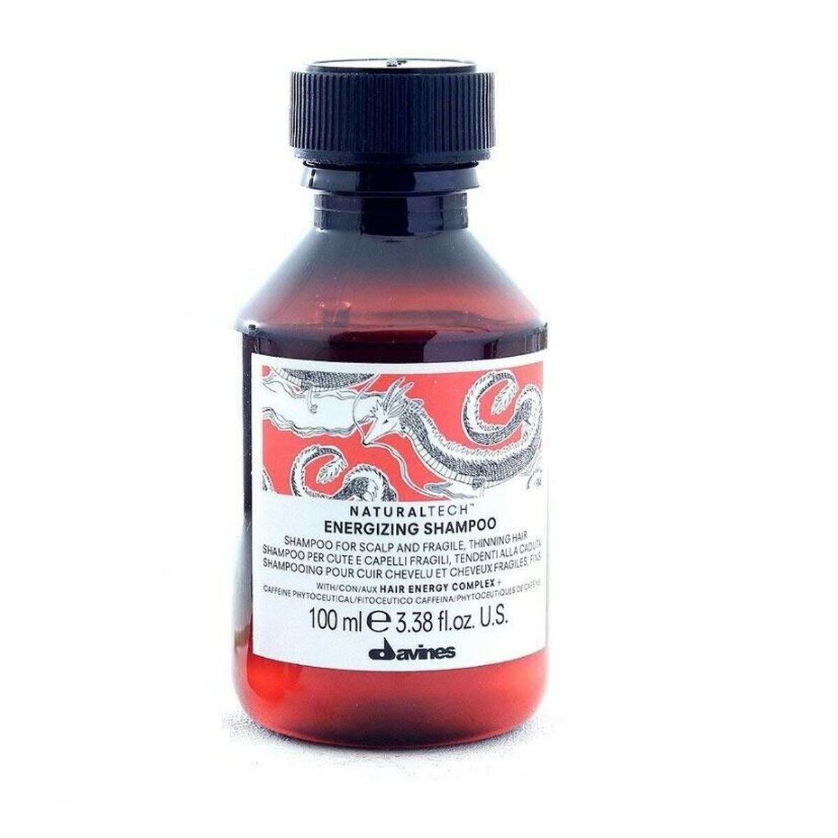 Purifying Shampoo Davines Energizante 100 ml shampoo bottle