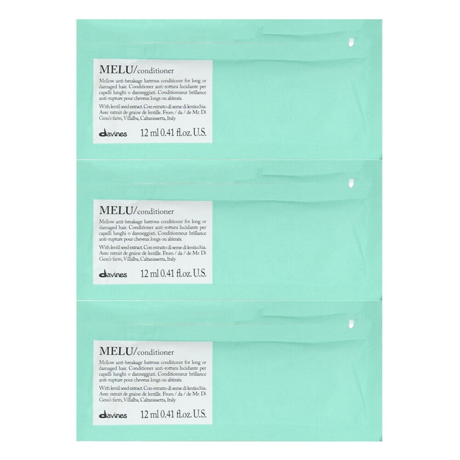 Davines, Melu, Hair Conditioner, 12 pcs, 12 ml