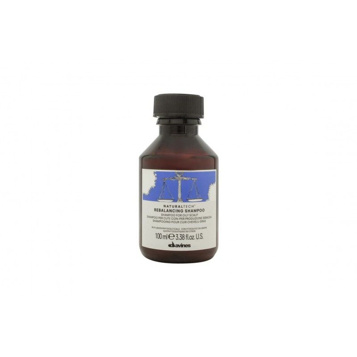 Moisturizing Shampoo Davines Regulador 100 ml shampoo bottle