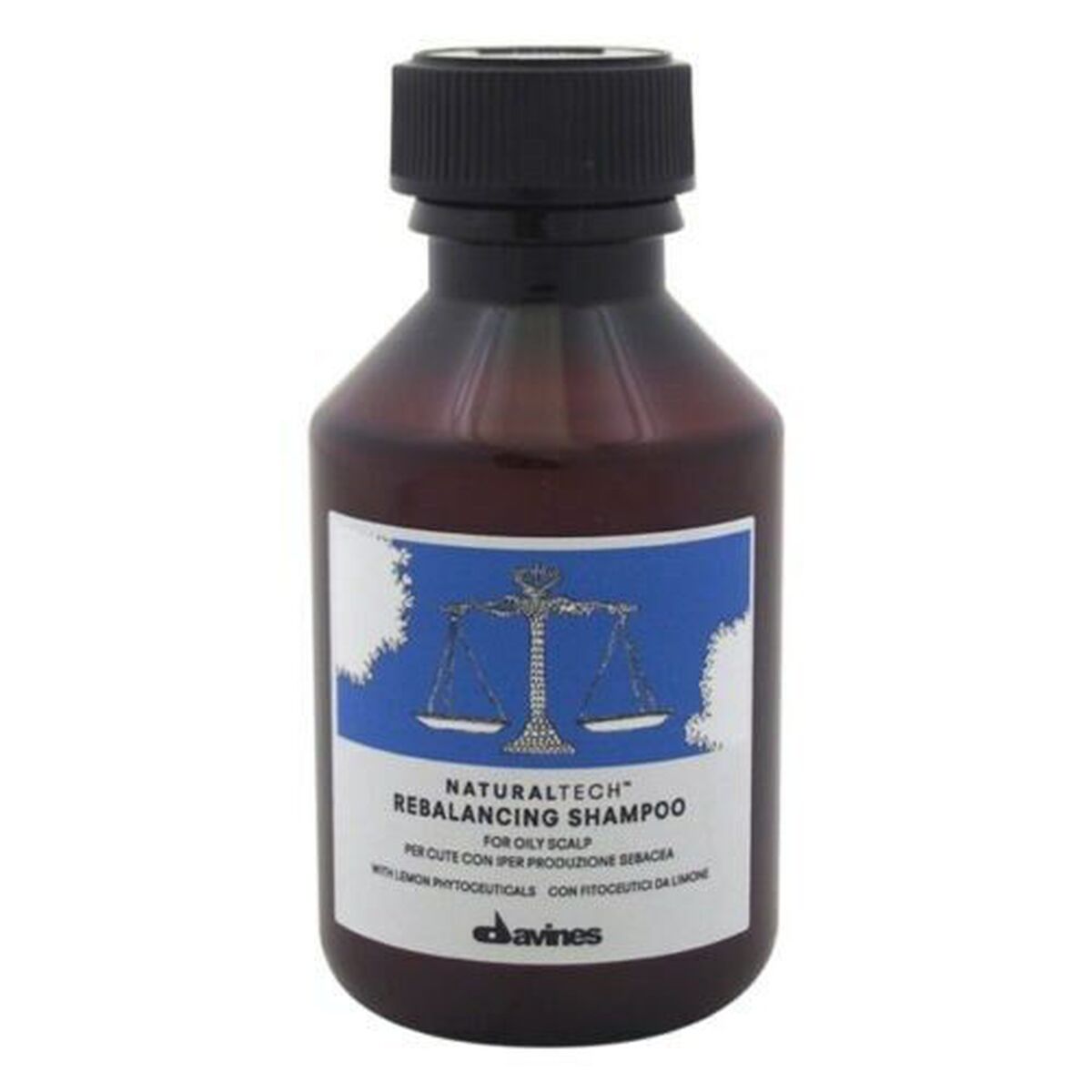 Moisturizing Shampoo Davines Regulador 100 ml shampoo bottle