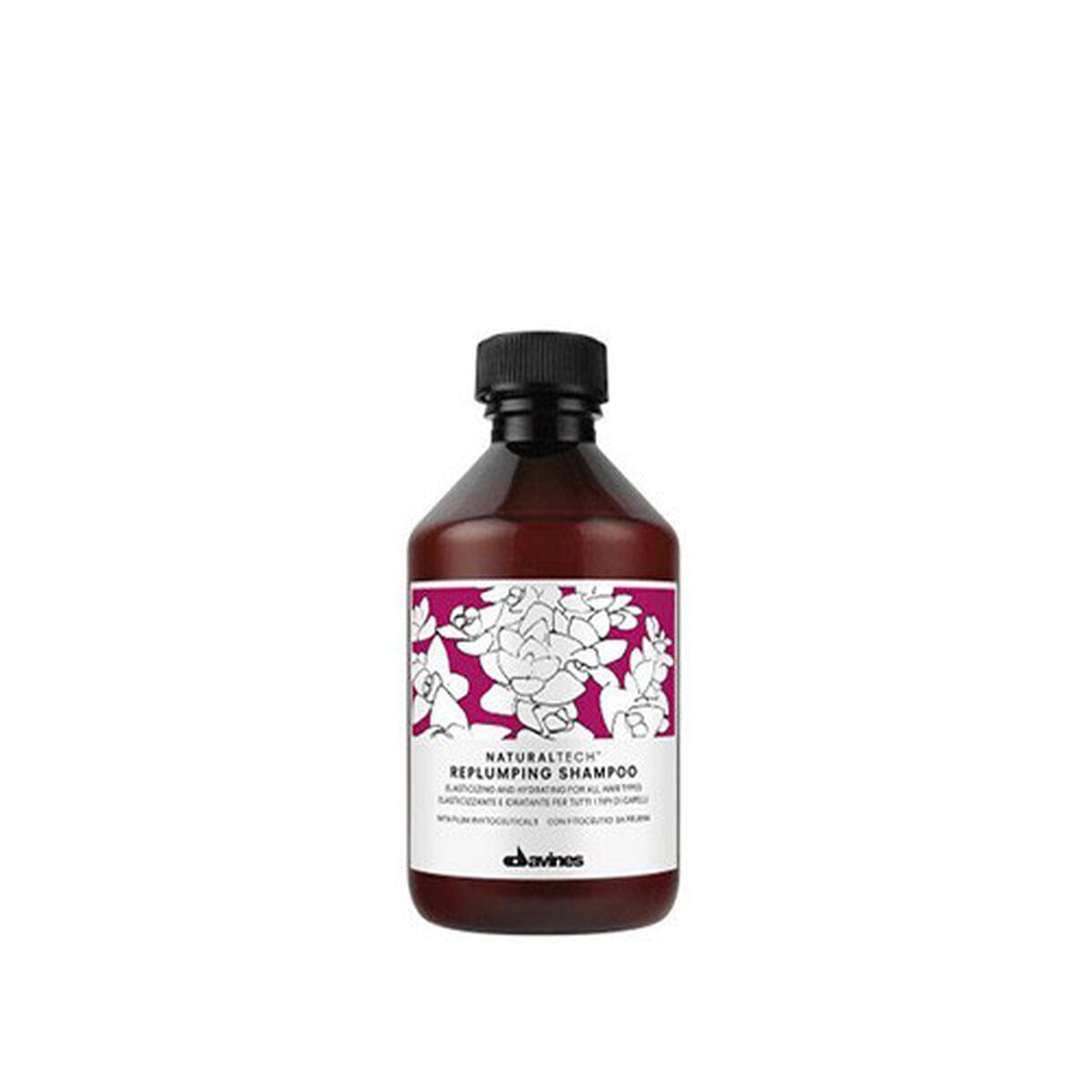 Moisturizing Shampoo Davines Replumping 100 ml shampoo bottle