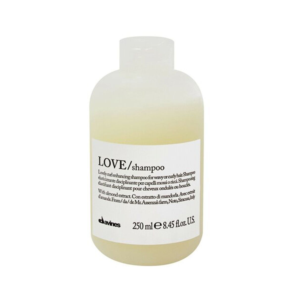 Shampoo Davines shampoo bottle