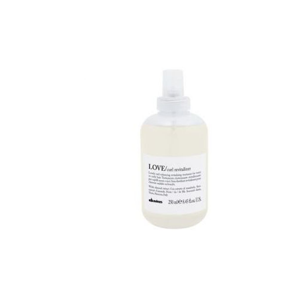 Spray Conditioner for Curly Hair Davines Love Curl Revitalizer 250 ml conditioner bottle