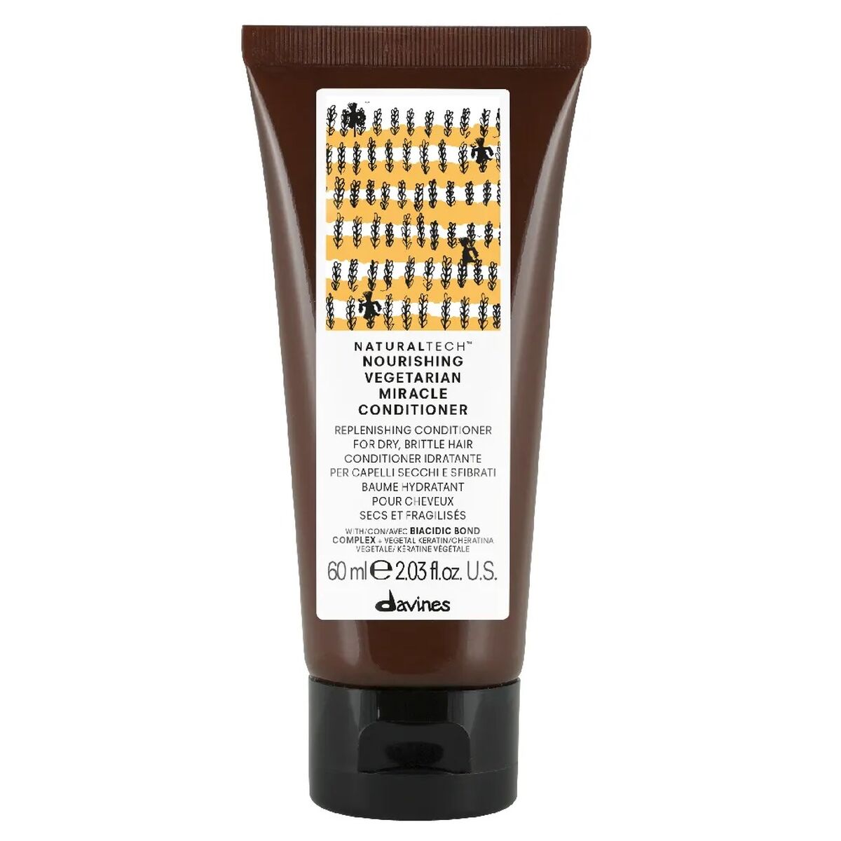 Conditioner Davines Vegetarian Miracle 60 ml conditioner bottle