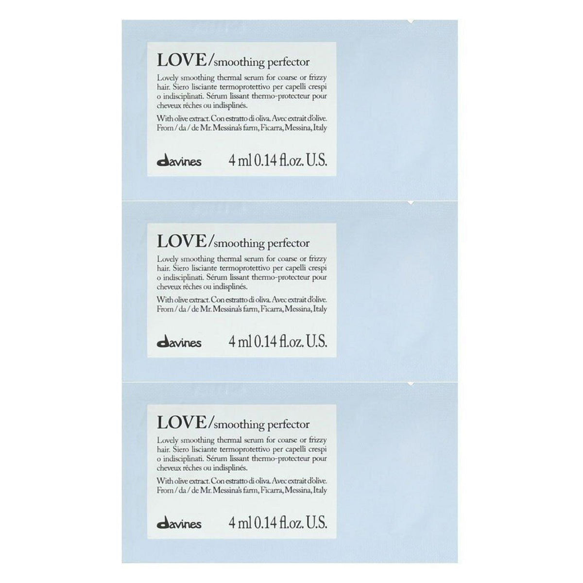 Davines, Love, Hair Leave-In Cream Treatment, 12 pcs, 4 ml