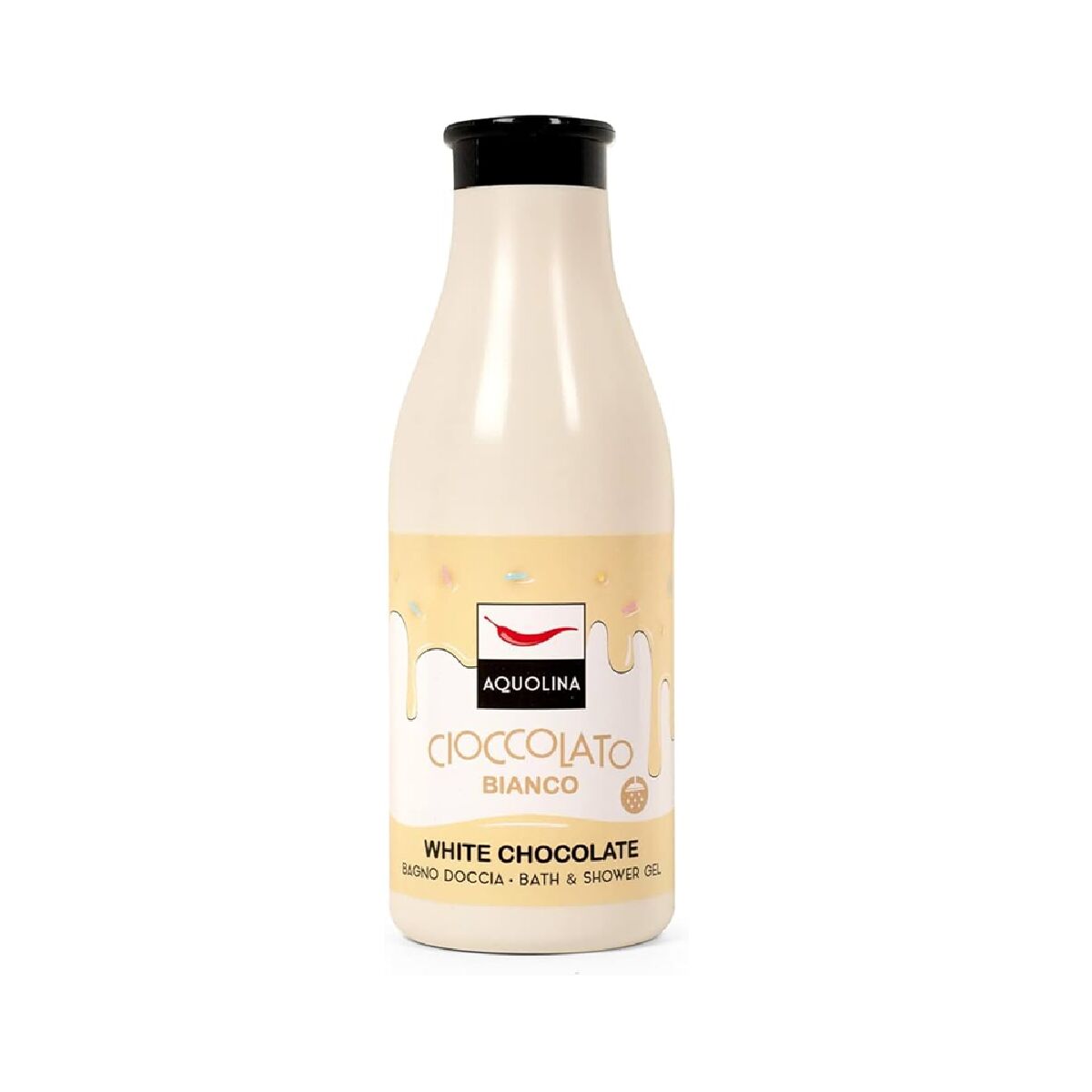 Shower Gel Aquolina White Chocolate 500 ml skincare packaging