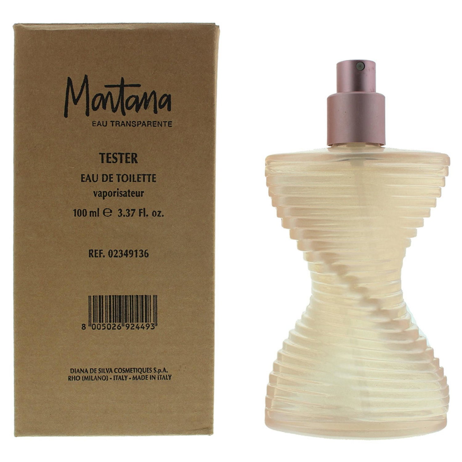 Montana, Eau Transparente, Eau De Toilette, For Women, 100 ml *Tester