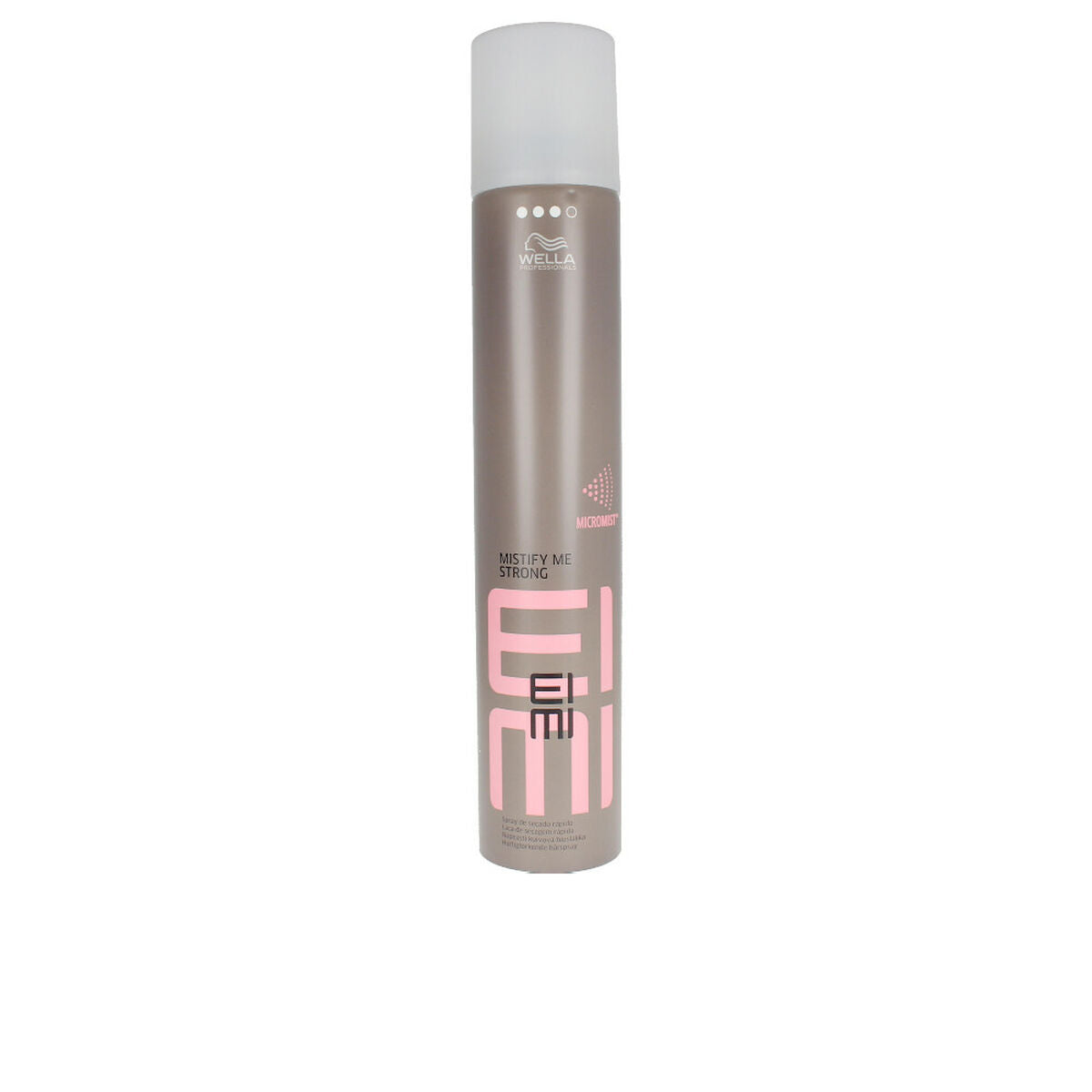 Firm Fixing Spray Eimi Wella product packaging