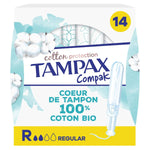 Tampax ALGODÓN (14 Units) product packaging