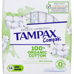 Tampax ALGODÓN (14 Units) product packaging
