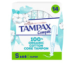 Tampax ALGODÓN (14 Units) product packaging