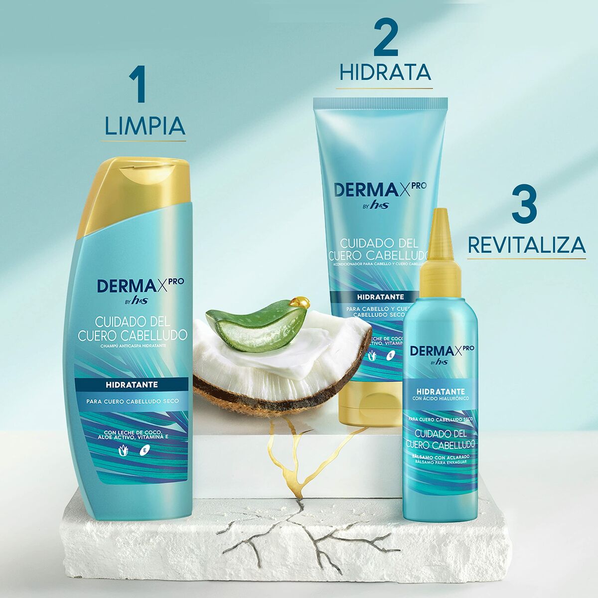 Calming Lotion Head & Shoulders H&S Derma X Pro 145 ml skincare packaging