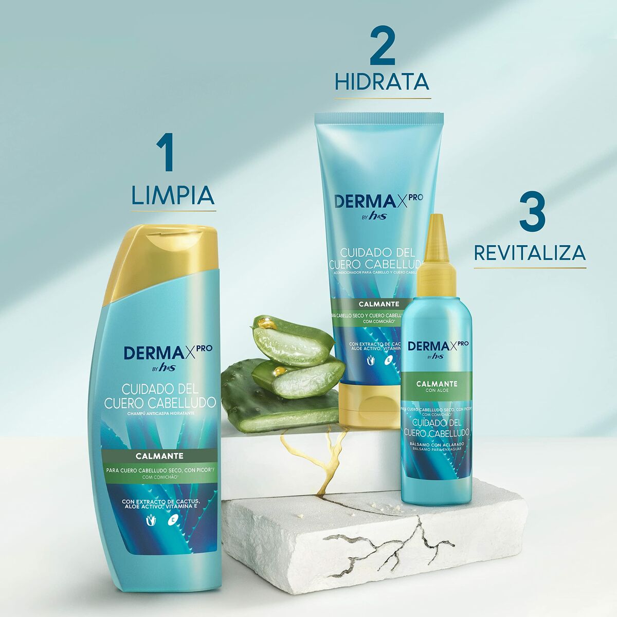 Shampoo Head & Shoulders S Derma X Pro 220 ml shampoo bottle