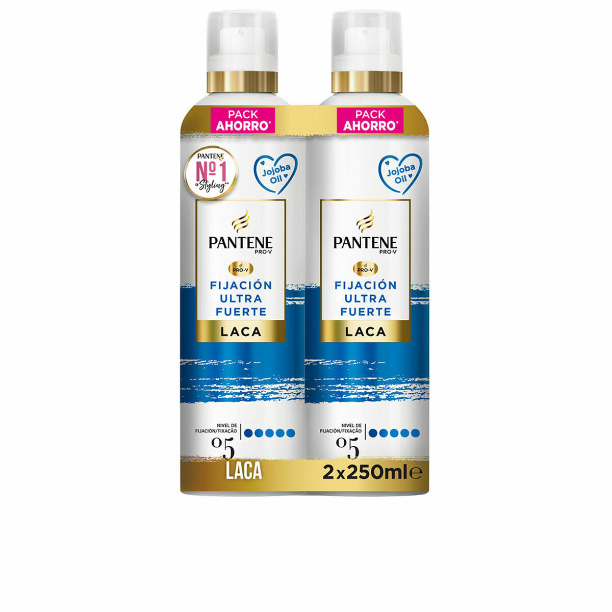 Hair Spray Pantene Extra strong 250 ml 2 x 250 ml product packaging