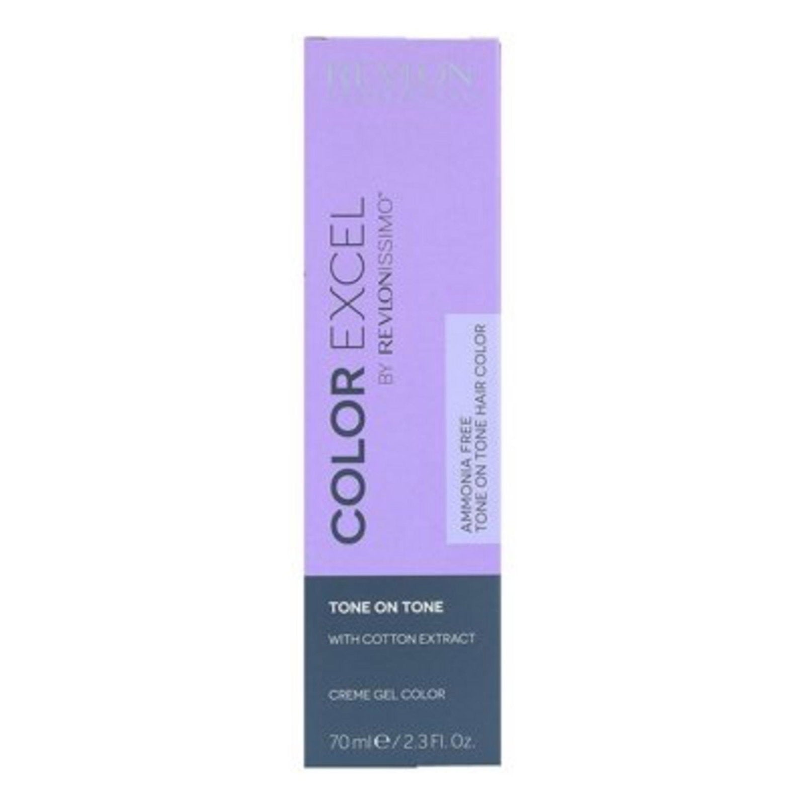 Revlon, Color Excel, Permanent Hair Dye, 7.34 Medium Golden Copper Blonde, 70 ml