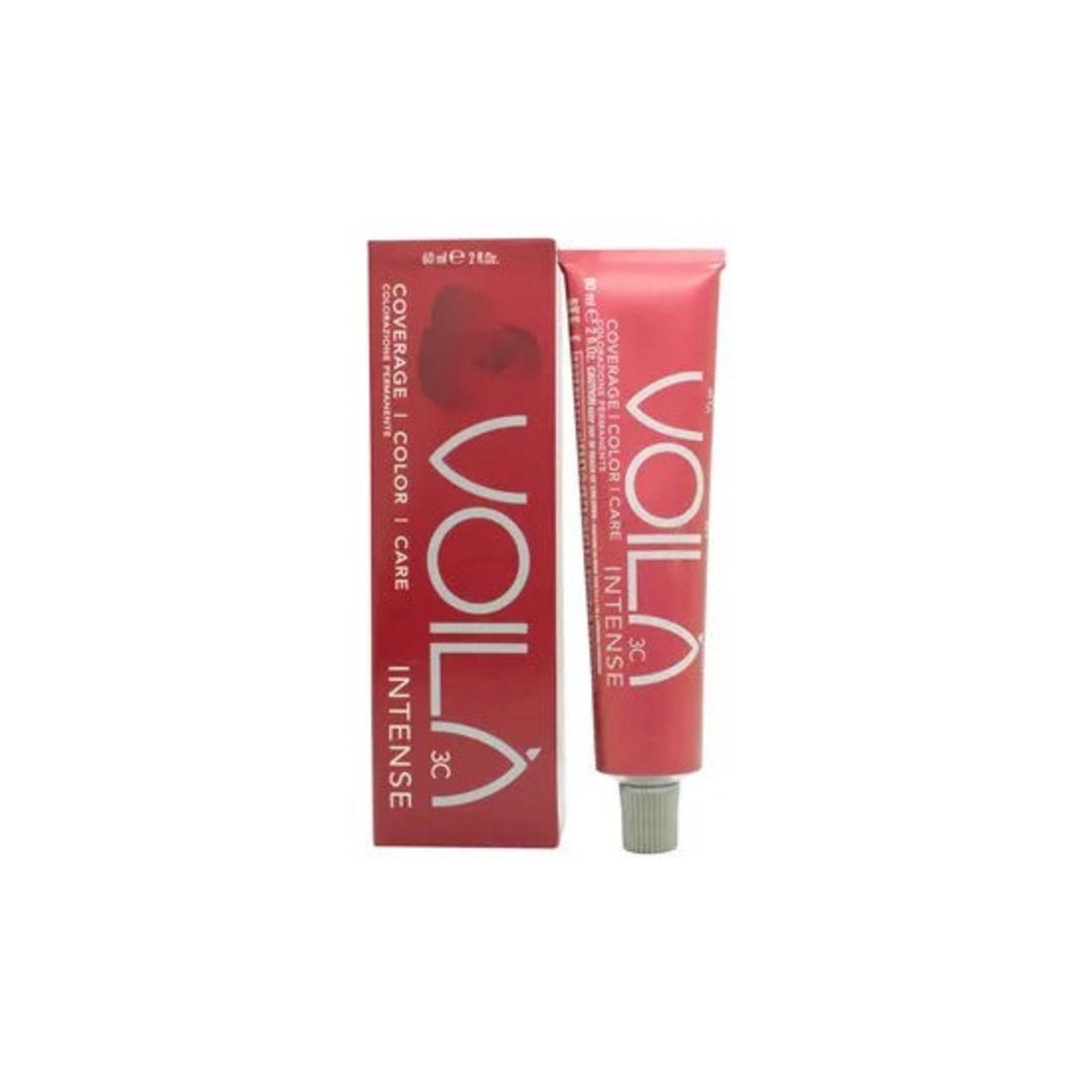 Intercosmo, Voila 3C Intense, Permanent Hair Dye, 6.0 Dark Blonde, 60 ml