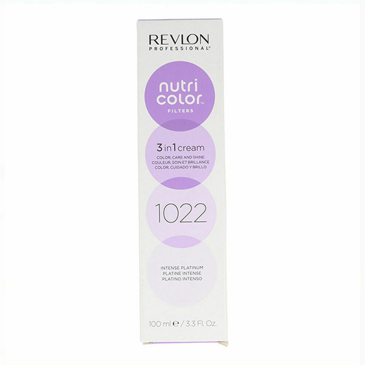 Semi-permanent Colourant Revlon Platinum Nº 1022 Intense Platinum 100 ml product packaging