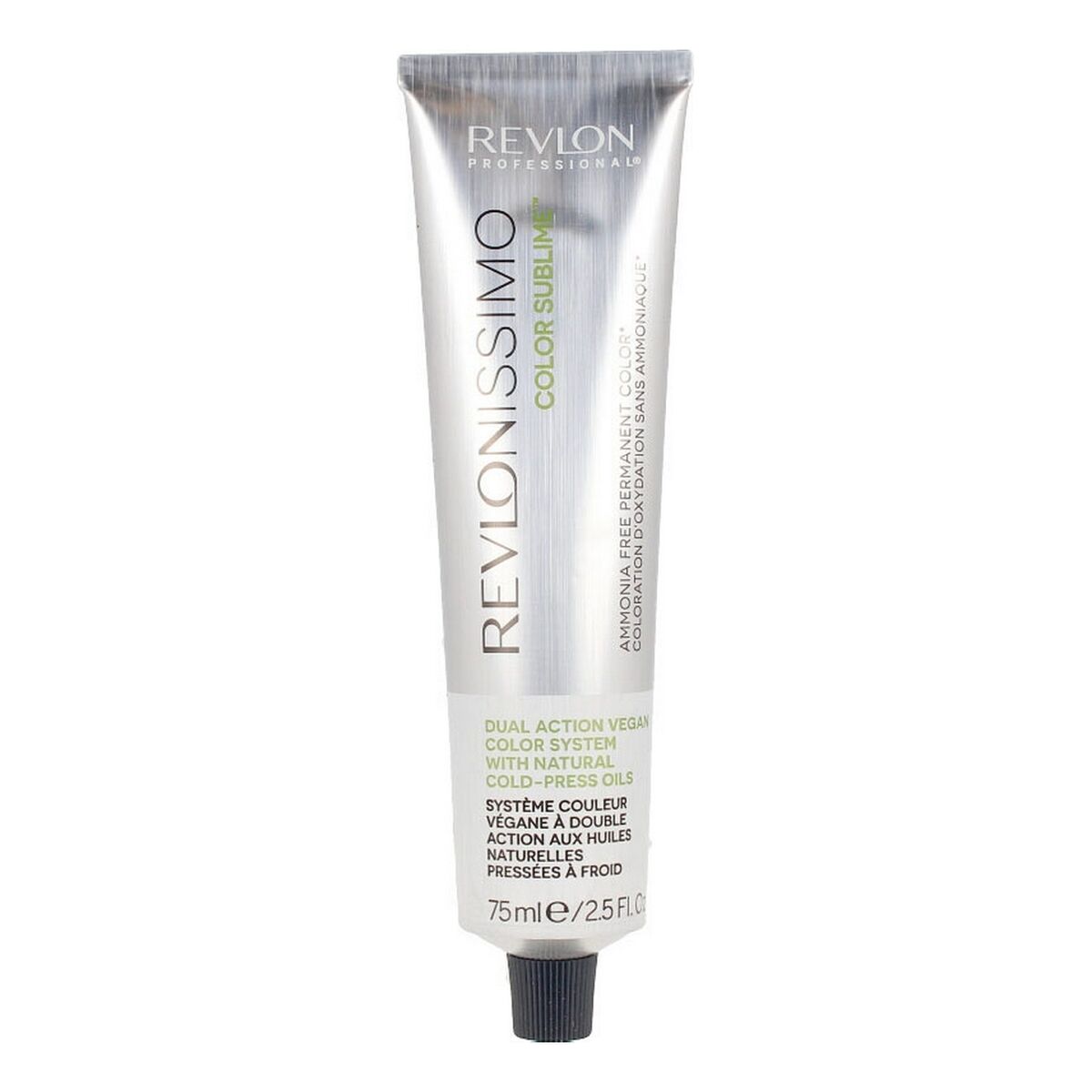 Dye No Ammonia Revlon Revlonissimo Color Sublime Medium Chestnut Nº4 Nº 4-Castano Medio 75 ml for Women product packaging