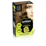 Permanent Colour Llongueras COLOR ADVANCE Nº 7,34-Rubio Dorado Cobrizo product packaging