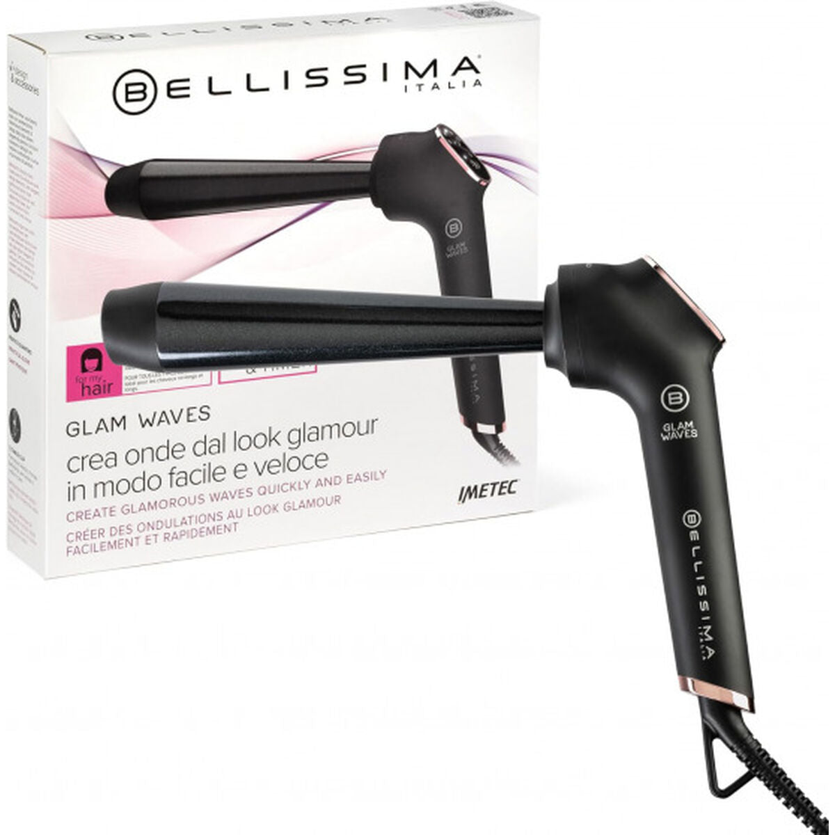 Curling Tongs Bellissima Glam Wavesconica product packaging