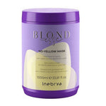 Inebrya, Blondesse No-Yellow, Hair Treatment Cream Mask, Neutralize yellow tones, 1000 ml