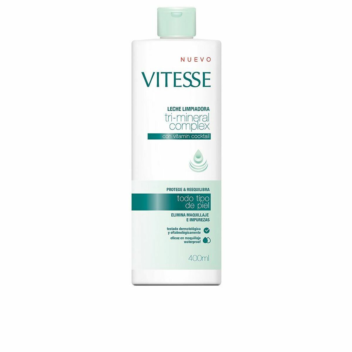 Cleansing Lotion Vitesse Mineral Complex 400 ml for Women skincare packaging