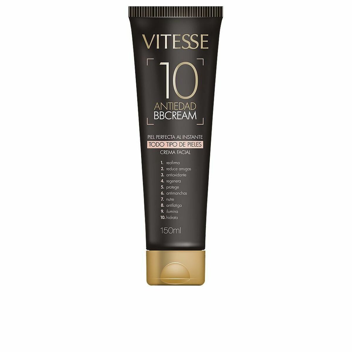 Hydrating Cream with Colour Vitesse Antiedad Bb Cream 150 ml Anti-ageing 10-in-1 for Women skincare packaging
