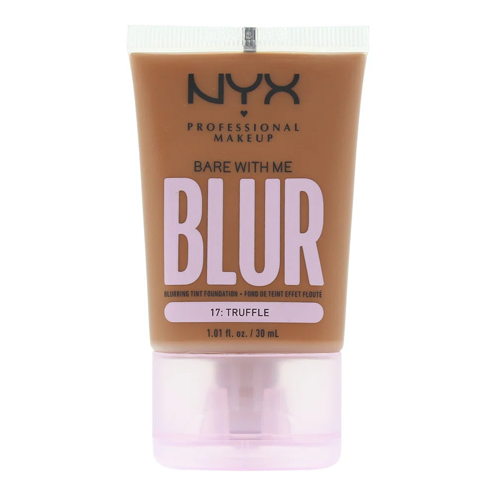 Nyx, Bare With Me Blur, Natural Finish, Liquid Foundation, BWMBT17, Truffle, No, 30 ml