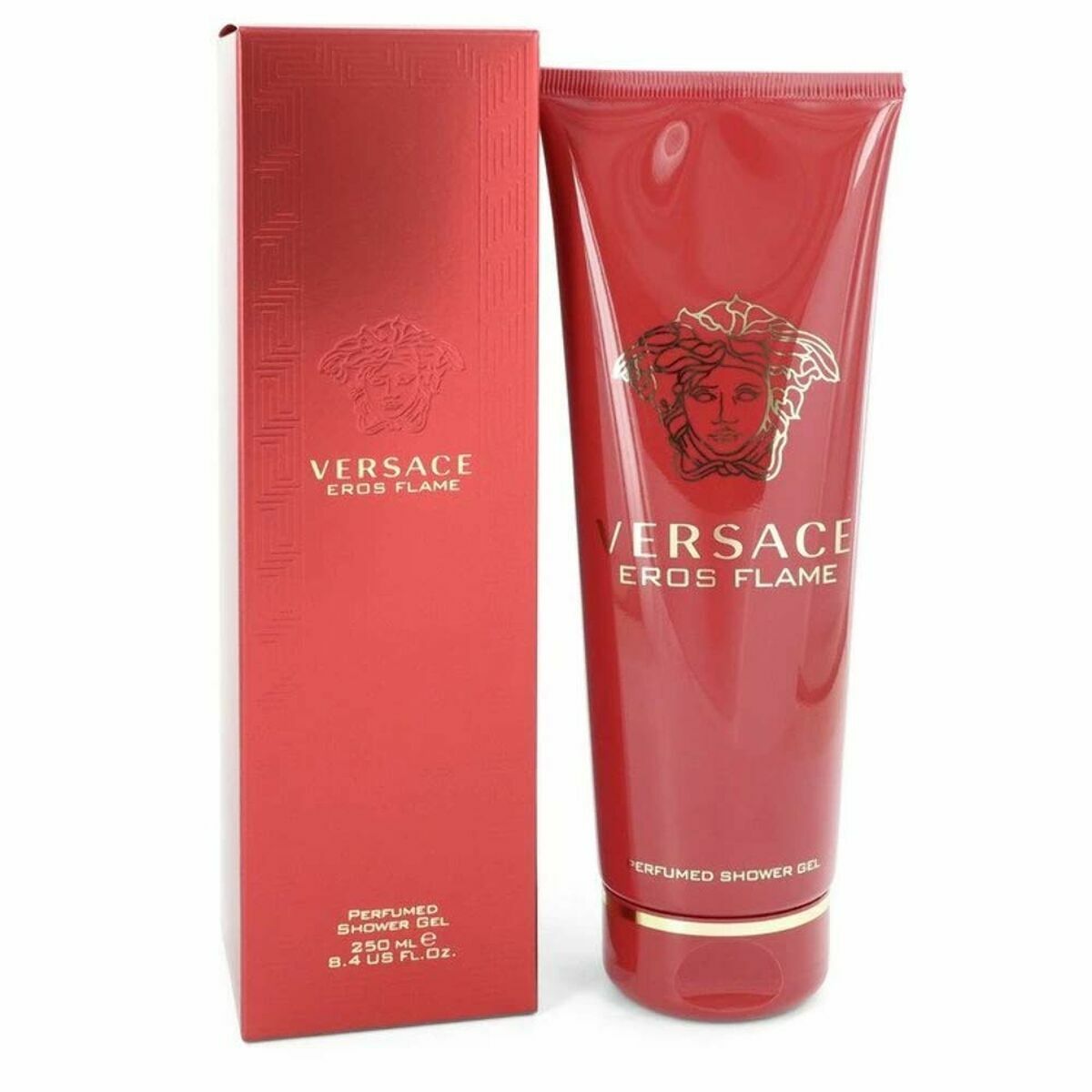 Perfumed Shower Gel Versace Eros Flame for Men skincare packaging