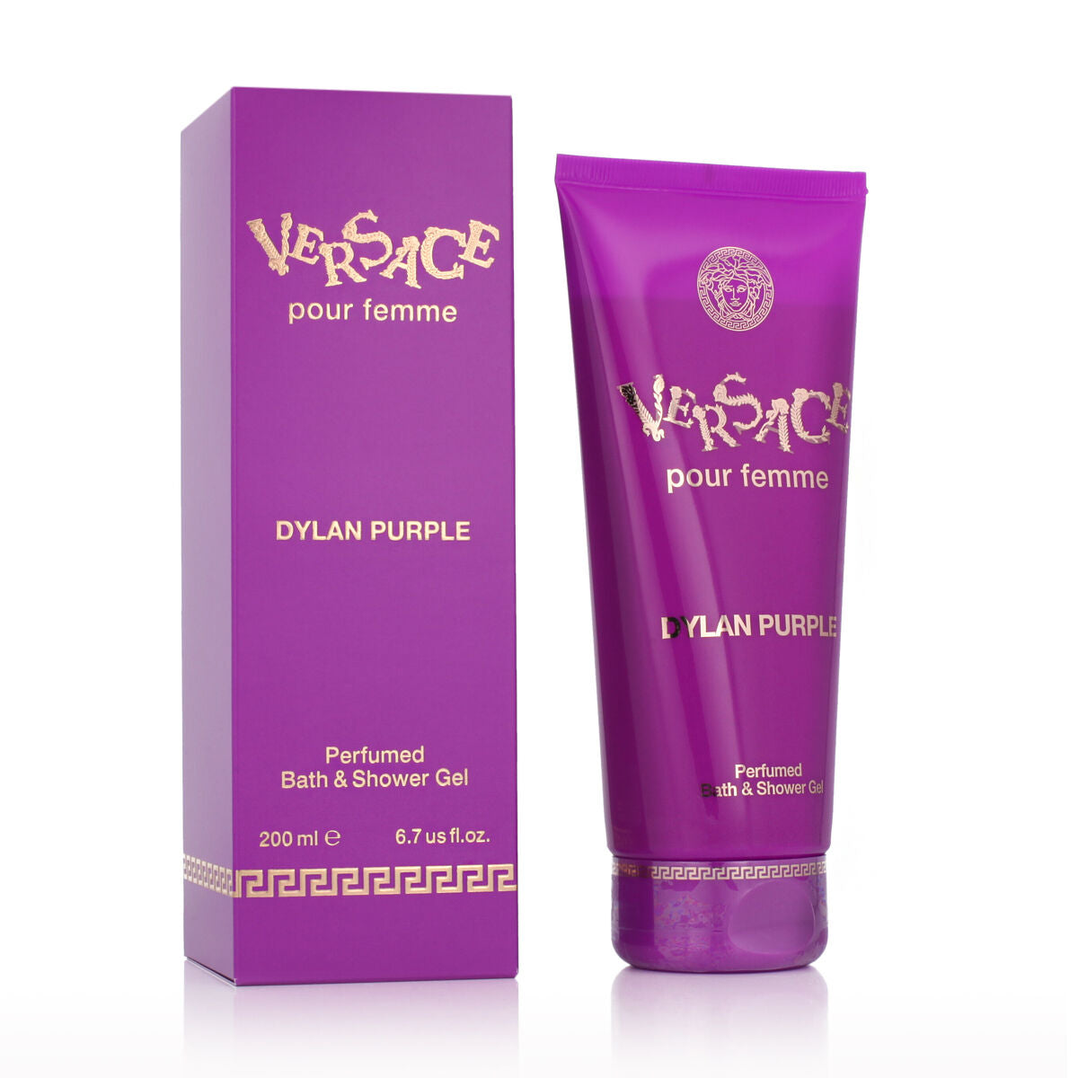 Perfumed Shower Gel Versace Dylan Purple for Women skincare packaging