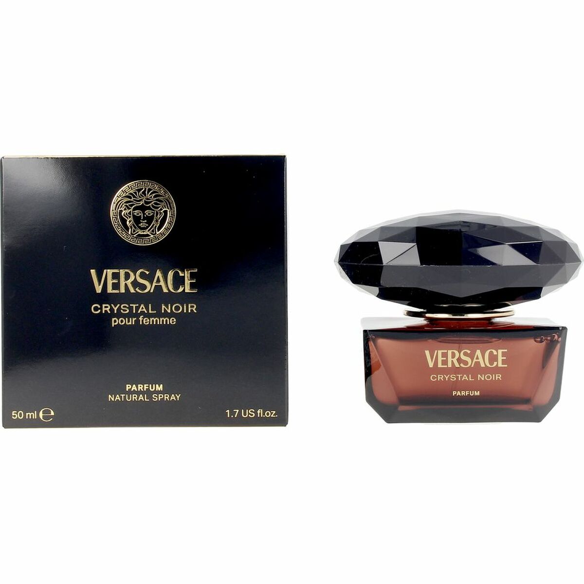 Women's Perfume Versace Crystal Noir EDP 50 ml for Women bottle